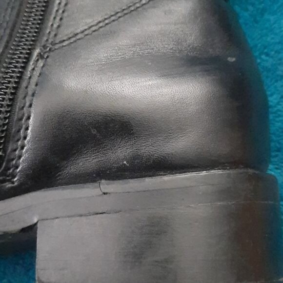 Santana Canada Palomino Black Zip Up Riding Boot Size 6 - Picture 10 of 16